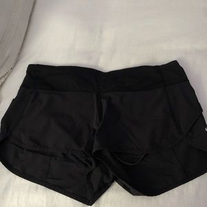 Lululemon speed shorts